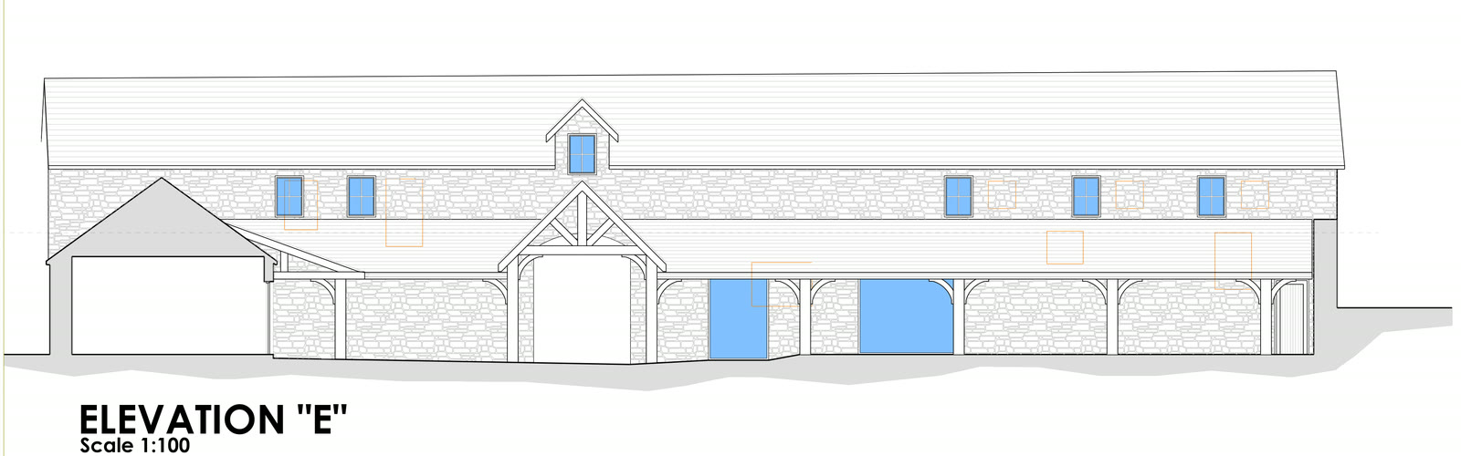 The Coachhouses — elevation E