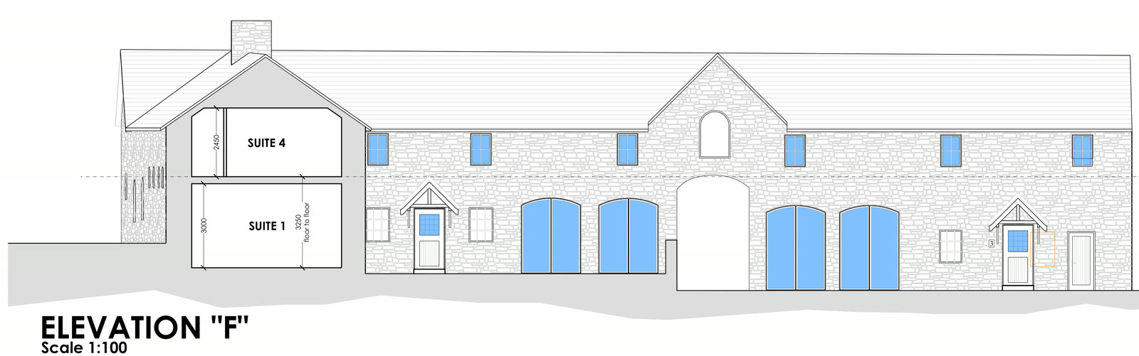 The Coachhouses — elevation F