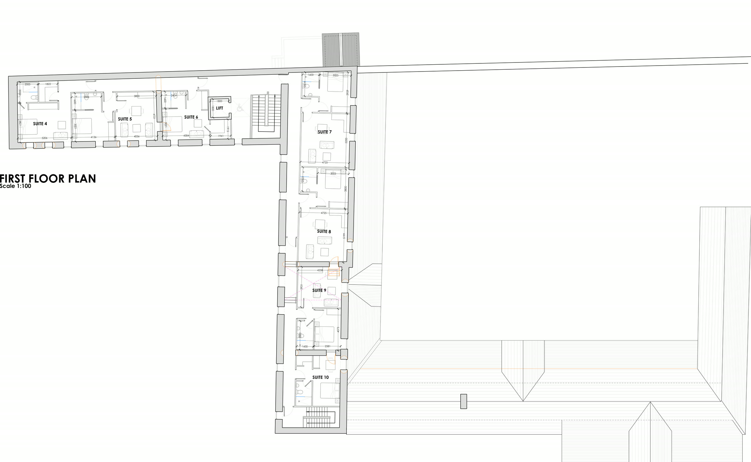 The Coachhouses — first floor plan