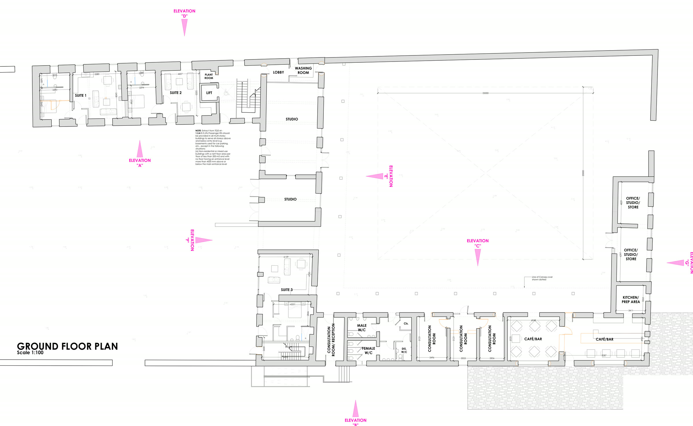 The Coachhouses — ground floor plan