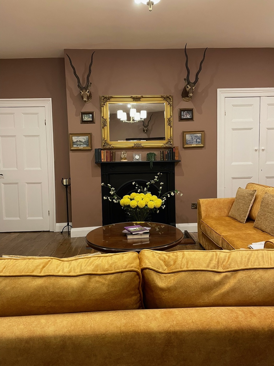 The drawing room at Newhall