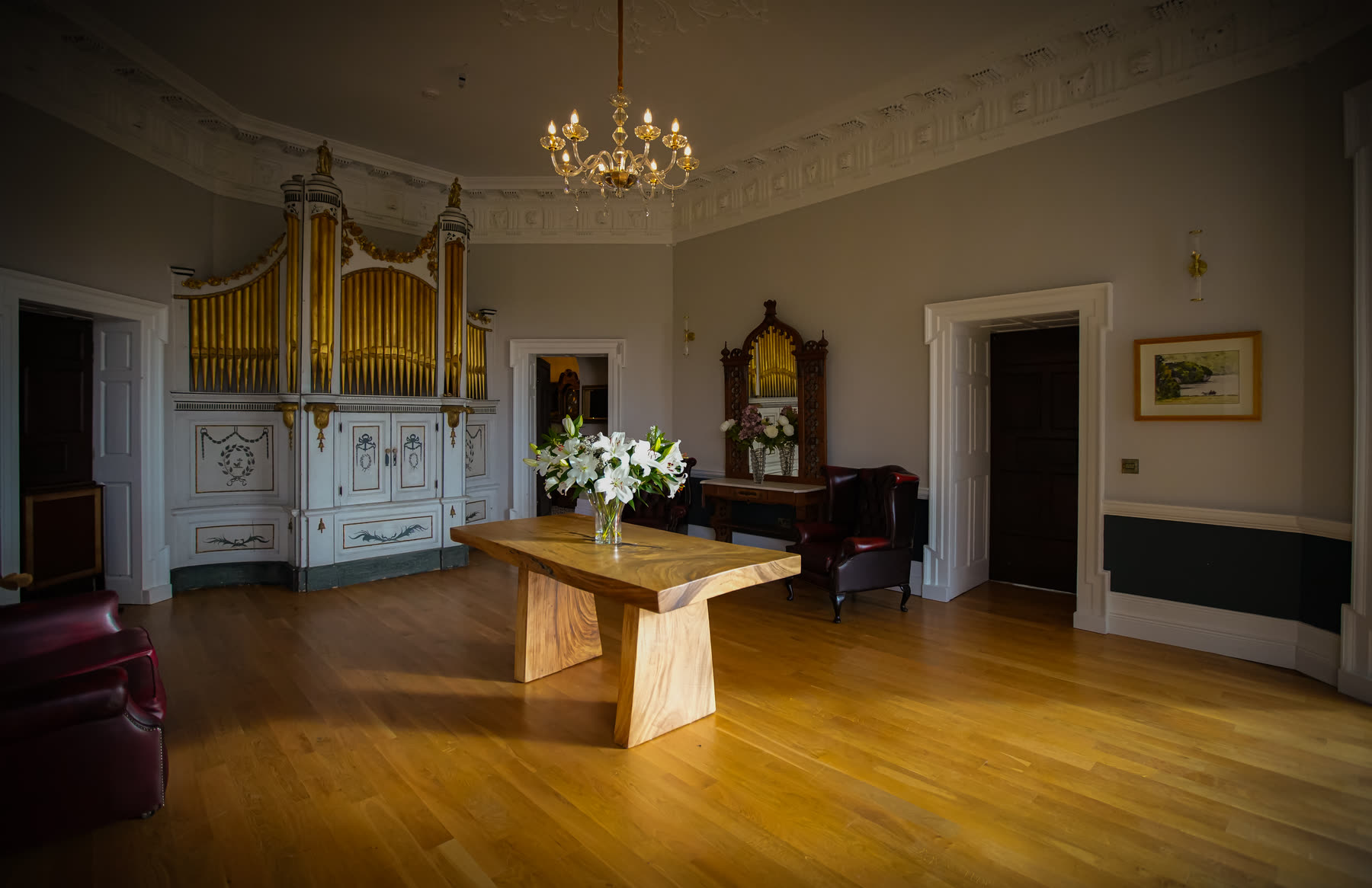 The organ room at Newhall