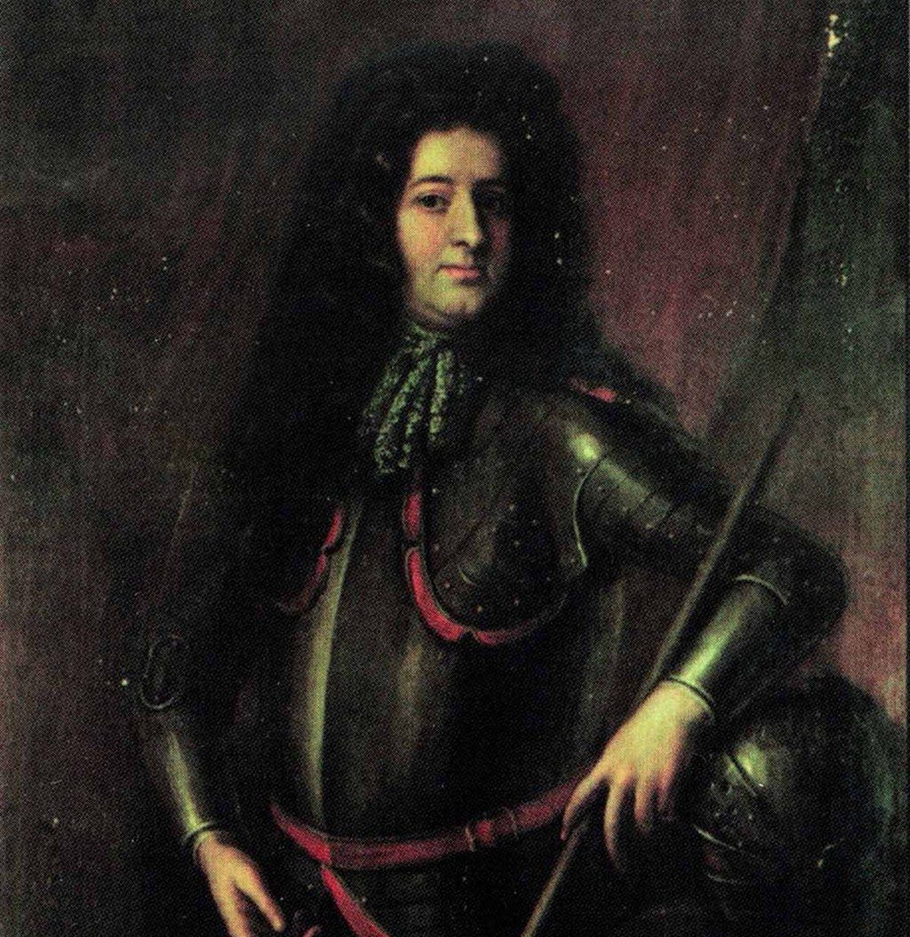 A portrait in armour